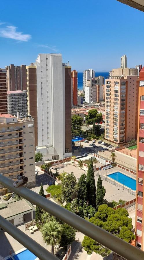 בנידורם Agustina Apartment In Rincon De Loix -Free Parking, Wi-Fi, Pool, New Air Conditioning, Sea View מראה חיצוני תמונה